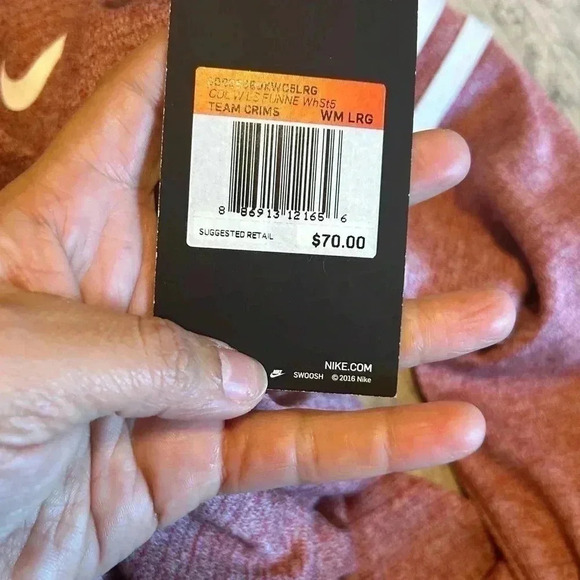 Nike Tops / Nike Washington State Cougars Pull Over Mock Neck Sweater - Picture 10 of 13